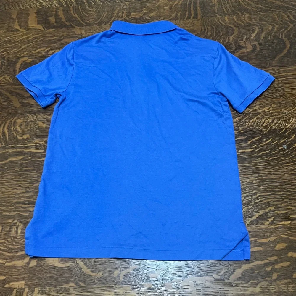 Polo Ralph Lauren Polo Shirt Mens Small Blue Custom Slim Fit 3 Button Pony Logo